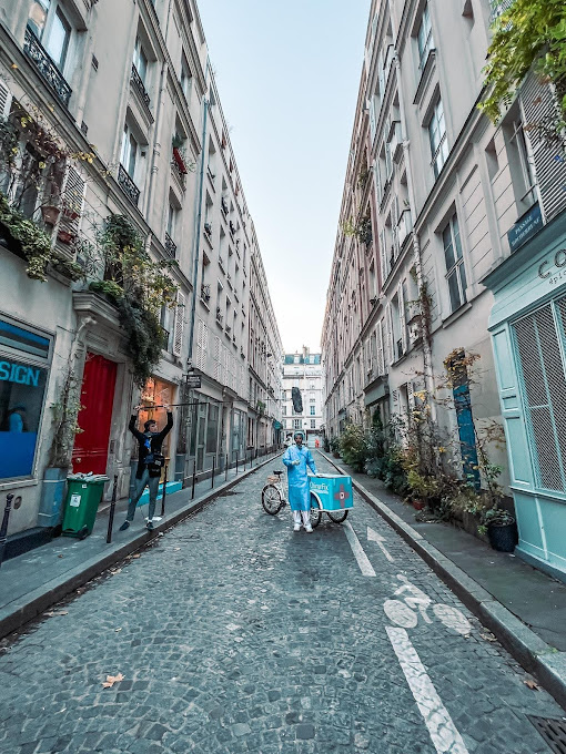 Opération "Broute" Canal+ avec Triporteur Isotherme KV1