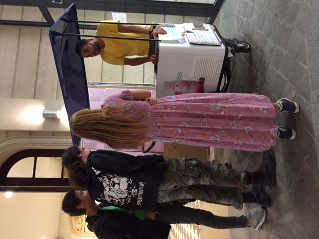 Yoothie au Lycée Fénelon triporteur réfrigéré