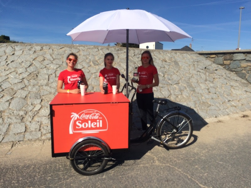 Coca Cola location d'un  triporteur 510