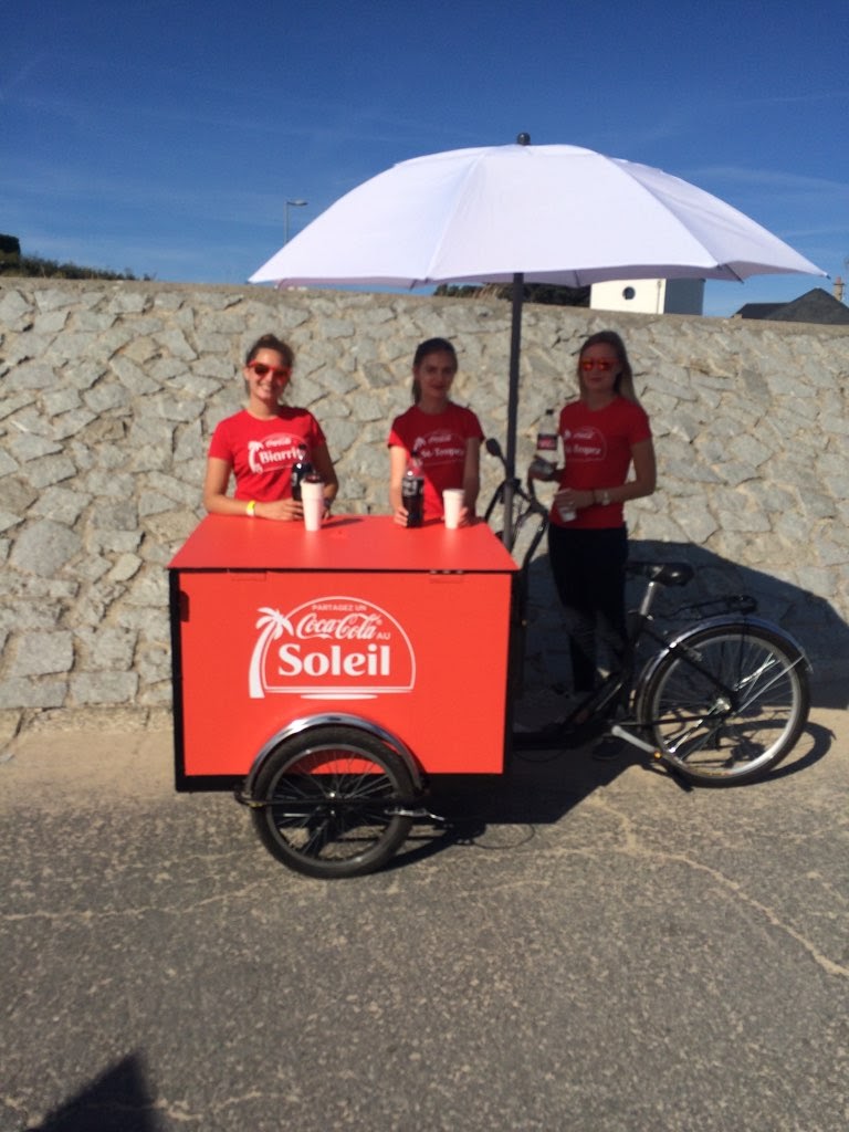 Coca Cola location d'un  triporteur 510