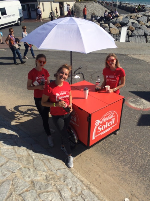 Coca Cola location d'un  triporteur 510