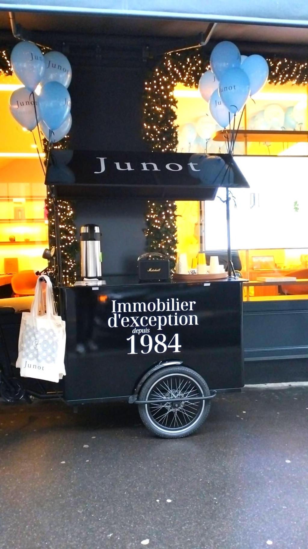 Triporteur comptoir Junot Immobilier