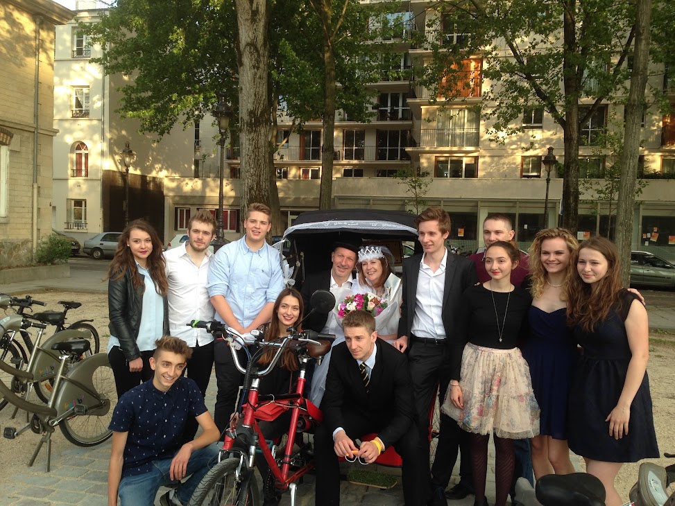 Mariage Valérie C en vélo calèche le 9 mai 2015, au Pré St Gervais