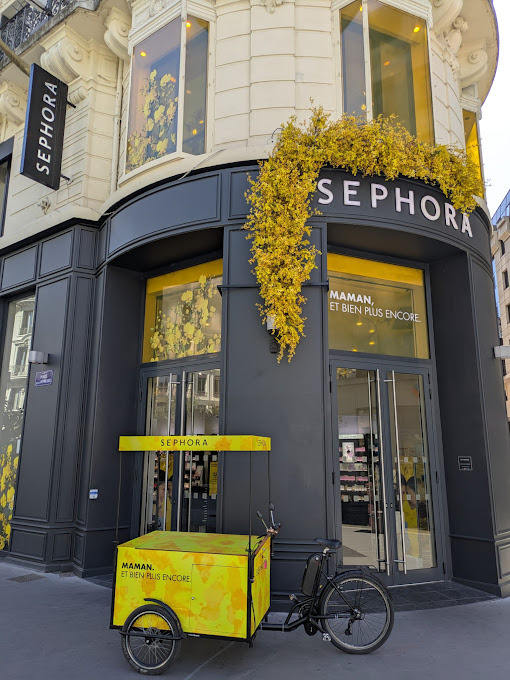 Fête des Mères pour Sephora : Location Multi-Villes de Triporteurs
