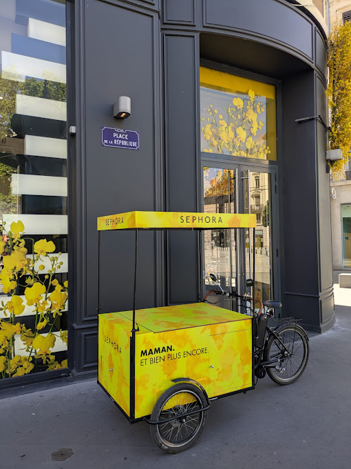 Fête des Mères pour Sephora : Location Multi-Villes de Triporteurs