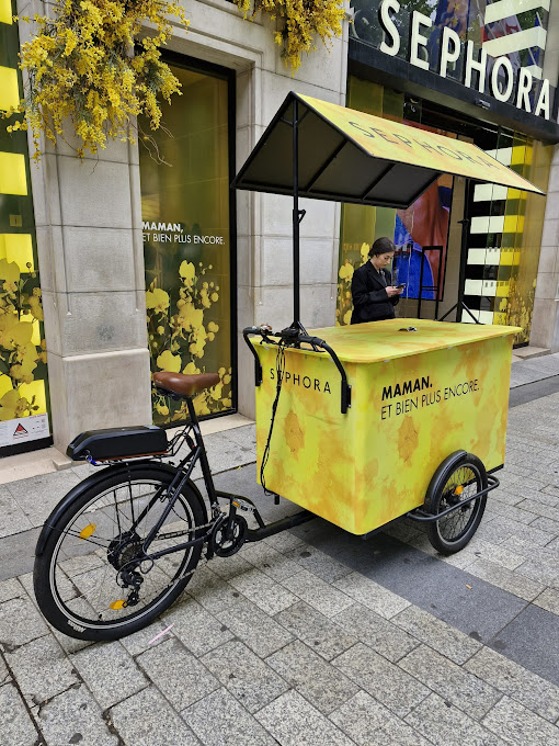 Fête des Mères pour Sephora : Location Multi-Villes de Triporteurs