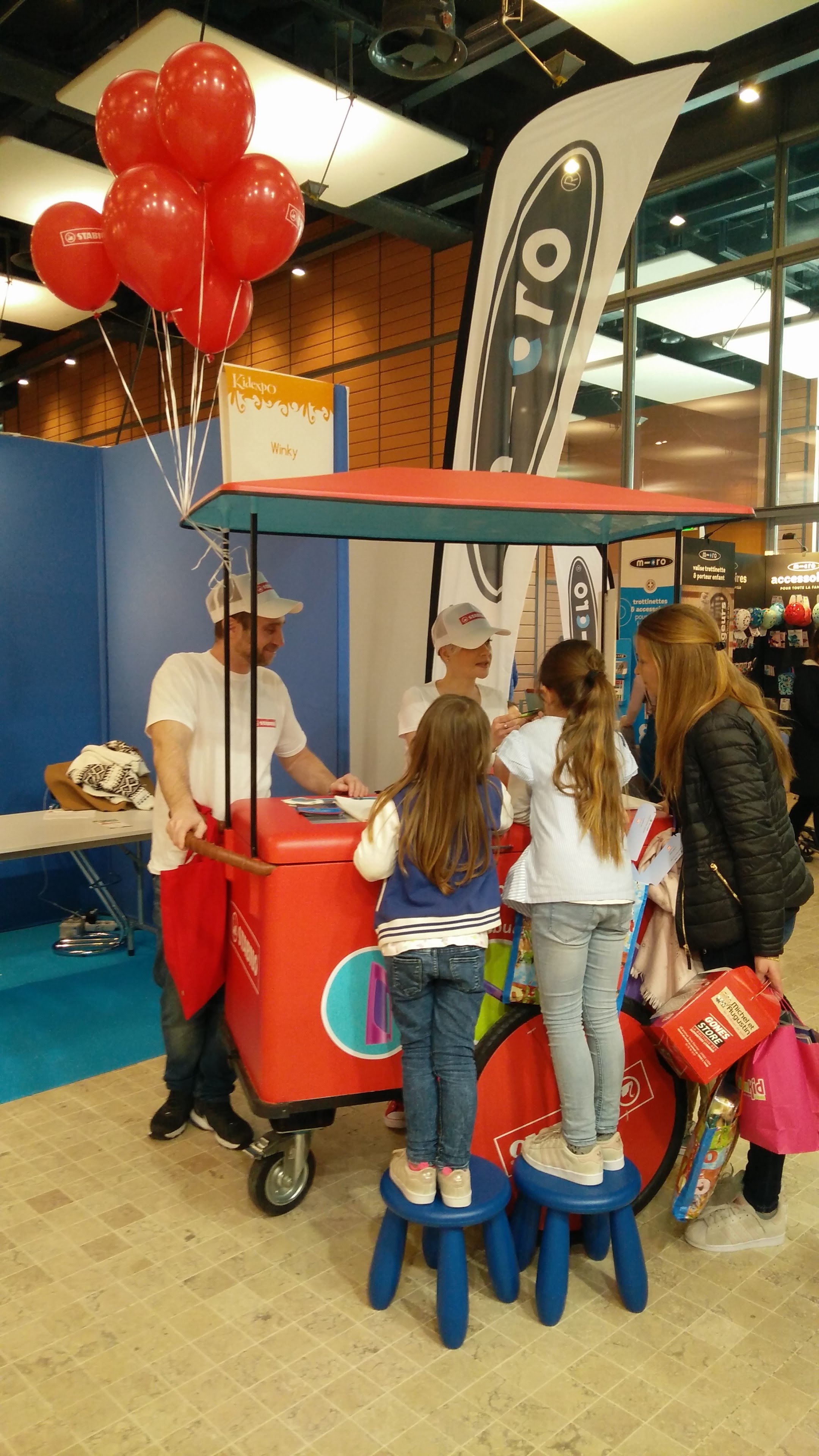 Stabilo location d'un pousse pousse