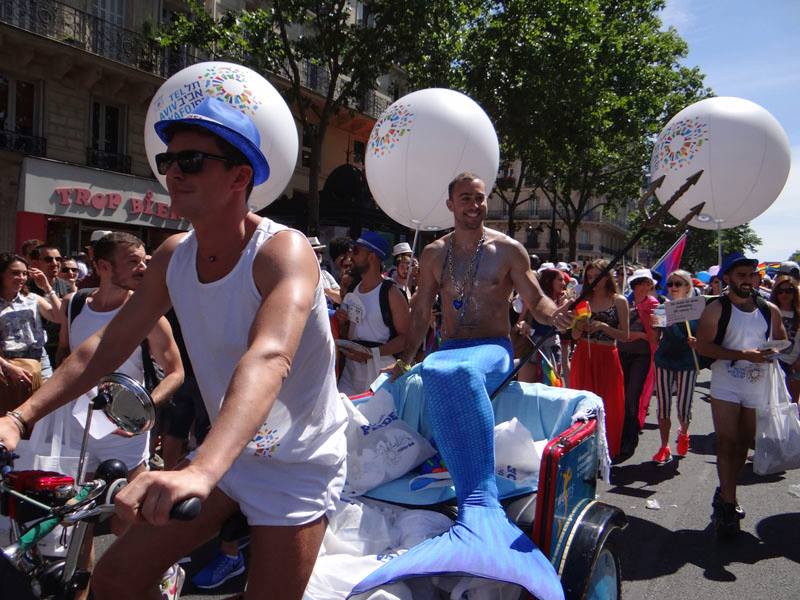Watergames Tel Aviv sur la Gay Pride de Paris