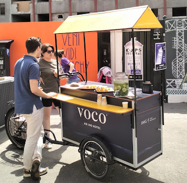 Fabrication d'un Triporteur Sur Mesure pour Holiday Inn (Voco)