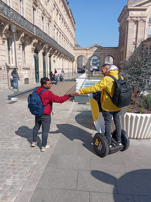 Campagne Western Union en Segway