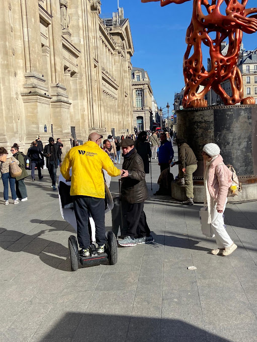 Campagne Western Union en Segway