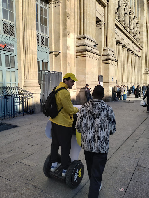 Campagne Western Union en Segway