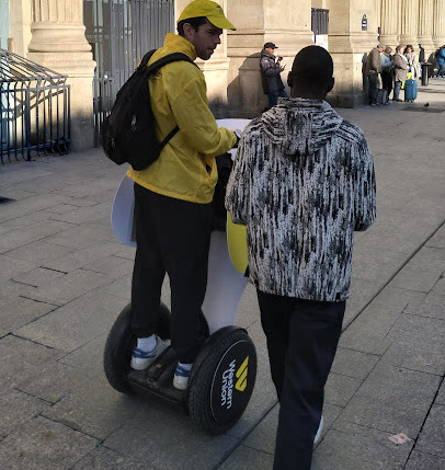 Opération Western Union en Segway